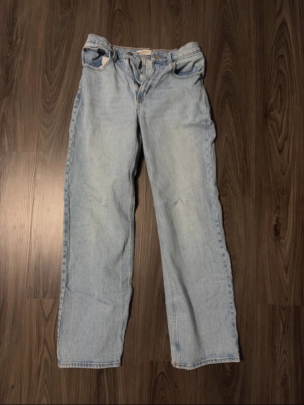 Abercrombie & Fitch Light Blue Women's 90s Relaxed Jeans